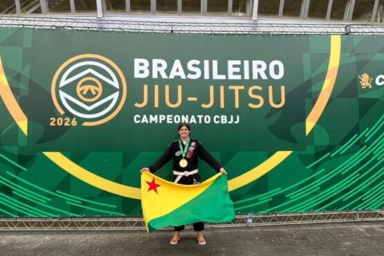 “Amo o Jiu-Jitsu e acredito no meu sonho”, celebra Maysa. Foto: cedida